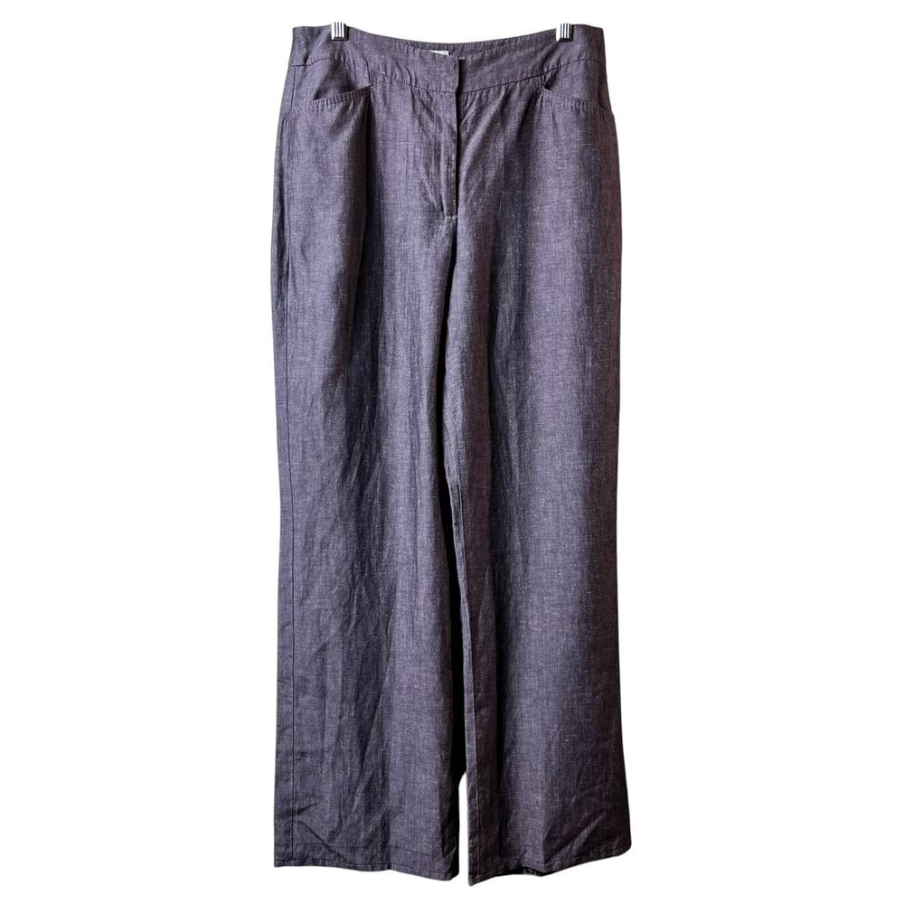 Chico's Wide Leg Pants in Heathered Charcoal